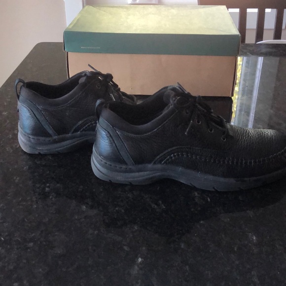 Clark’s black lea Portland shoe - Picture 5 of 6